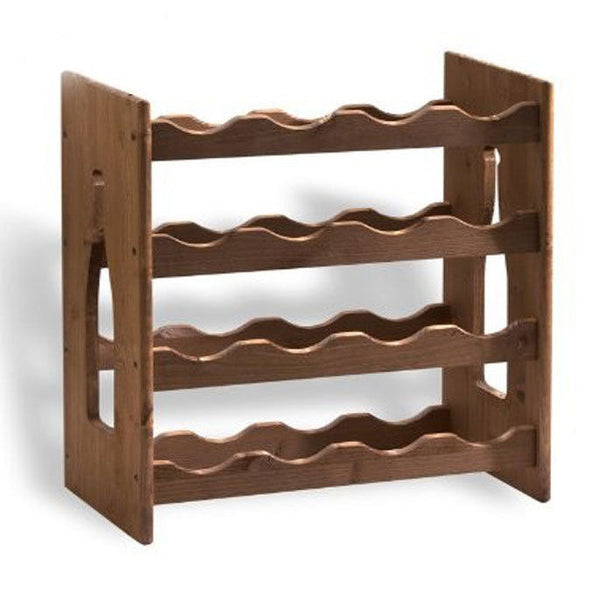 Cantinetta Porta Bottiglie Vino In Legno Sovrapponibile 16 Posti Casa Ristorante prezzo