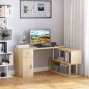 Scrivania da Ufficio ad Angolo Porta PC 140x107x74,6 cm in Legno  Rovere