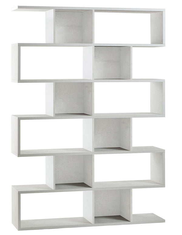 Libreria Modulare 6 Ripiani 150x215x38 cm Ossido Bianco prezzo