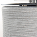 Camino a Bioetanolo Braciere da Pavimento Ø35xh55 cm per Interno ed Esterno Raffaello Corda Beige