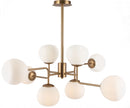 Lampadario Modern in Metallo Erich Ottone