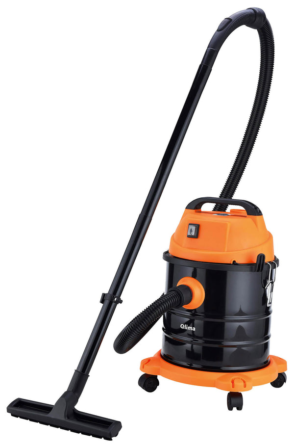 Bidone Aspirapolvere Aspiratore Solidi e Liquidi 1200W Qlima WDZ520 Nero e Arancione sconto