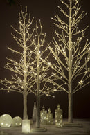 Faggio H180 cm con 270 Led e Movimento per interno Bianco