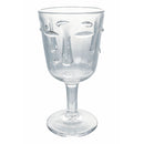 Set 6 Calici Vis à Vis Stones in Vetro VdE Tivoli 1996 Nero Grigio Trasparente