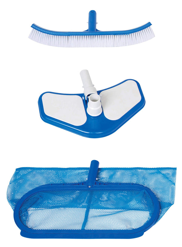 Set Pulizia Piscina Retina Spazzolone Vacuum Intex 29057 online