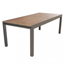 Tavolo Cayman Allungabile 200/300x95x75 h cm in Alluminio Taupe