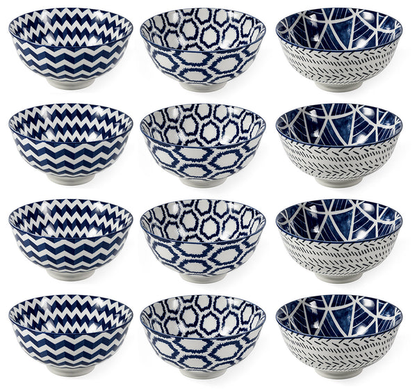 Set 12 Ciotole Ø12x6 cm 240 ml in Gres VdE Tivoli 1996 Tribe prezzo