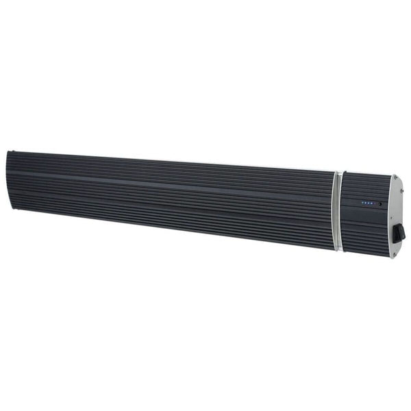 Pannello Radiante Riscaldante Elettrico da Esterno 122,5x17,7x6 cm 1800W Sined Calore Nero prezzo