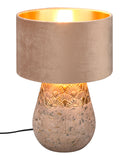 Lampada da Tavolo da Interno Attacco E27 in Ceramica Grigio