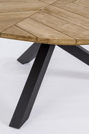 Tavolo Ø160x77h cm Palmdale Carbon