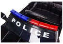 Macchina Elettrica Polizia per Bambini 12V Babyfun Police Nera