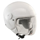 Casco Demi-Jet per Bambini Visiera Lunga CGM Magic Smile 205S Bianco Varie Misure