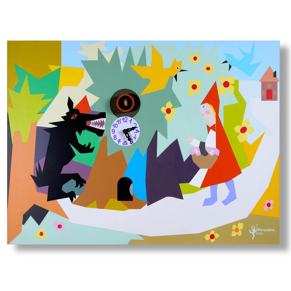 acquista Orologio a Cucù da Parete 48X38X12Cm Pirondini Italia Cappuccettorosso