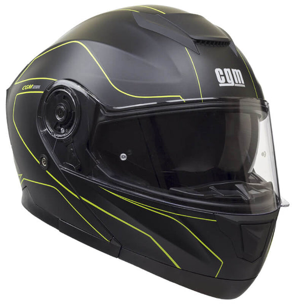 acquista Casco Integrale per Scooter Visiera Lunga CGM Kyoto 506G Nero Opaco Varie Misure