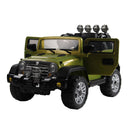 Macchina Elettrica per Bambini 12V Fuoristrada Verde 