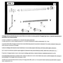 Tenda da Sole a Caduta 3x2,5m Tessuto in Poliestere Disegno P3030