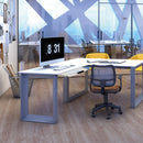 Supporto Porta Tastiera Estraibile con Ripiano Ausiliare per Mouse in Plastica Emuca Grigio