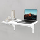 Tavolo Salvaspazio da Muro a Ribalta 80x60 cm in MDF Bianco 