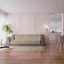 Copridivano con Copri Braccioli in Poliestere Marrone Varie Misure