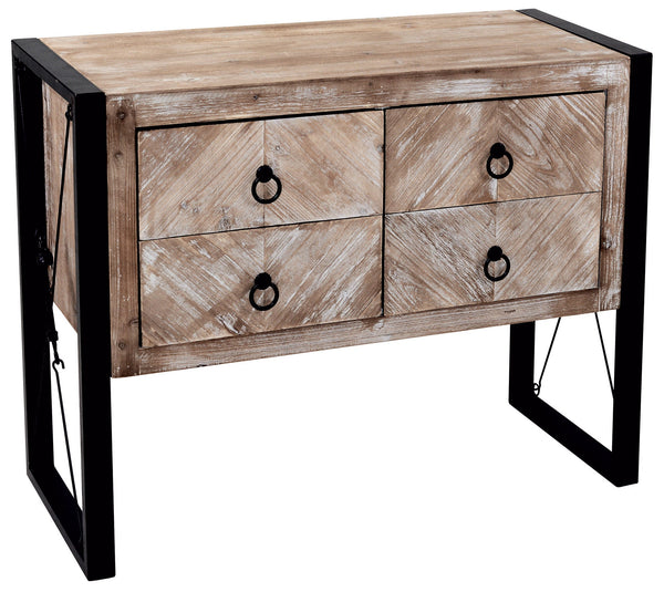 Comò 4 Cassetti in Legno MDF e Abete Bilbao prezzo