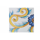 Set 6 Sottobicchieri 10x10x1 cm  in Ceramica VdE Tivoli 1996 Le Riggiole