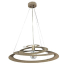 Sospensione 1xE27 Montatura Sabbia C/Acciaio E-Energy Saturno