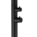 Doccia da Giardino 228,9x18x25 cm con Lavapiedi Sined Quartu Nero satinato