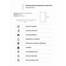 Set 10 Pannelli Decorativi Area 7,2 mq 120x60x3 cm Rivestimento Murale Effetto Pietra Naturale 3D in PU Bianco Leccese