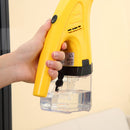 Lavavetri Aspiragocce a Batteria Ricaricabile con Spruzzino Giallo