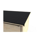 Casetta Box da Giardino per Attrezzi 4,76x2,56m Senza Pavimento con Tettoia in Legno Abete 19mm Paradis NG