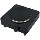 Fornello Elettrico Singolo 20,5x3,5x20,5 cm 1000W Nero 