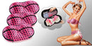 Portaoggetti per Biancheria Intima a forma di reggiseno Magenta Pois