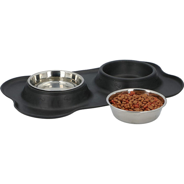 Ciotole per Animali Domestici con Tappetino Antisporco Antirovescio in Plastica online