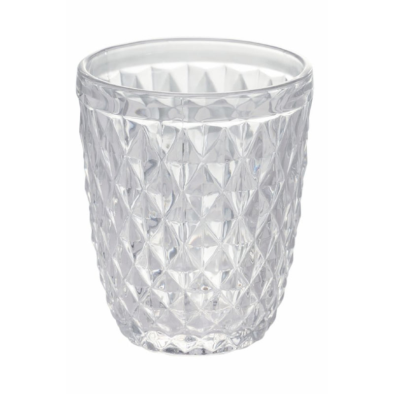 Set 6 Bicchieri Acqua Diamond in Vetro VdE Tivoli 1996 Trasparente