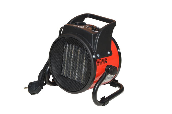 Generatore di Aria Calda Riscaldatore Elettrico 2000W Jessen MHTeam EH6-02 Rosso online
