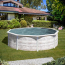 Piscina Rotonda Fuori Terra Ø350xh120 cm in Acciaio e PVC Gre Finlandia