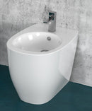 Bidet Filo a Muro in Ceramica 52x35,5x42cm TFT Street Bianco