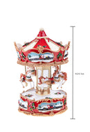 Carosello Natale con musica e movimento 24,5 cm 