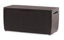 Baule da Esterno Keter Capri 123x53,5x57 cm in Resina Effetto Rattan Marrone