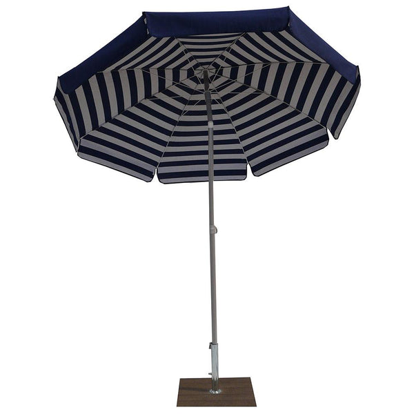 Ombrellone da Giardino Ø2 m Palo Ø33 mm in Acciaio Maffei Venezia Duplex Blu/Bianco e Blu online