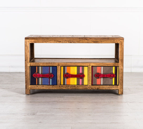 Porta Tv Tre Cassetti Collezione Colours prezzo