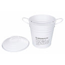 Secchiello Frutta Secca  1 Litro in Metallo VdE Tivoli 1996 Bianco