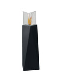 Camino a Bioetanolo da Pavimento 34,5x34,5x120 cm 1500W 1,2L Nairobi Nero 