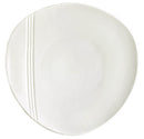 Set 4 Sottopiatti Piani Ø31 cm in Porcellana Allluminica Kaleidos Aluxina Miami Bianchi