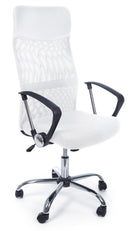 Sedia Poltrona Direzionale da Ufficio in Tessuto Poliestere Dakar Bianca