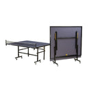 Tavolo da Ping Pong Pieghevole con Tendirete per Interni Blu      