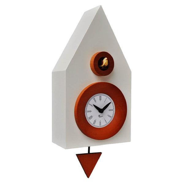 Orologio a Cucù da Parete 20X36X13Cm Pirondini Italia Dark Bianco sconto