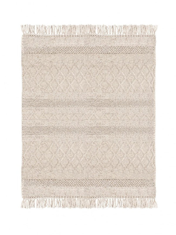 online Tappeto 140x200 cm Hiruni in Tessuto Beige