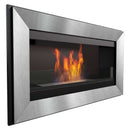 Camino a Bioetanolo da Parete 88x51 cm Flig Las Vegas Silver