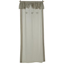 Tenda in tessuto simple heart con mantovana cm 140x300